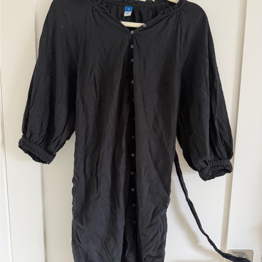 Old Navy Black Midi Dress